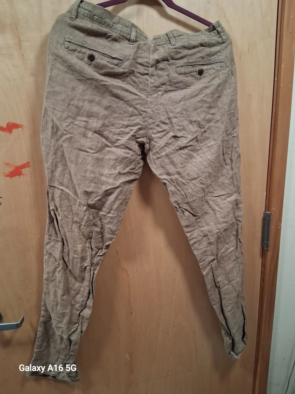 GAP Men's Khaki Linen-Blend Chinos - Tan